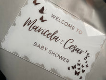 Load image into Gallery viewer, Butterflies - Baby Shower Sign
